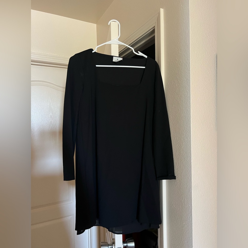 Tuckernuck Black Long Sleeve Dress